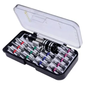 KRAVM E06013 Set 14 Inserti colorati in acciaio S2 con portainserti magnetico 65mm